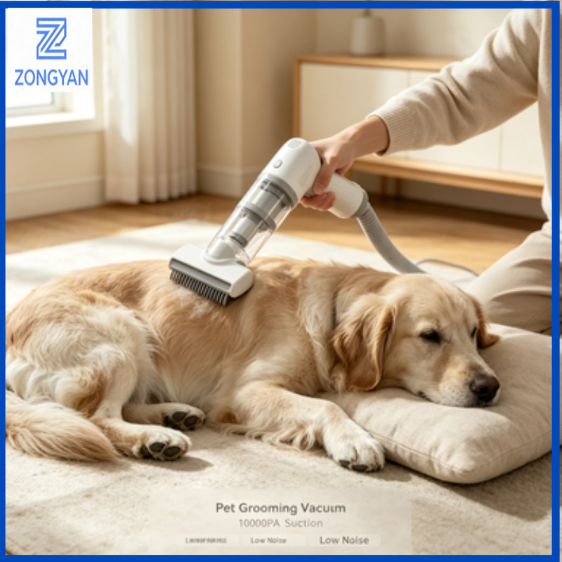 Pet Grooming Vacuum Suction Kit 5 In 1 - Беспроводной пылесос для ухода за домашними