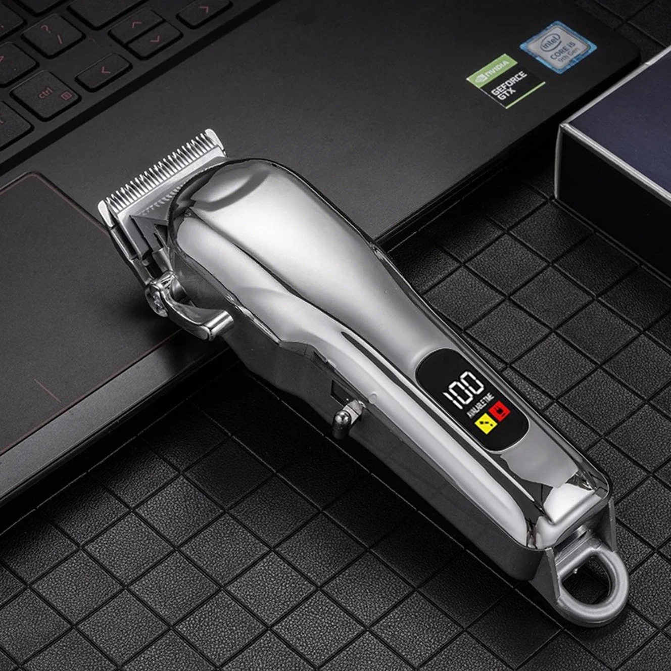 Cordless Dog Clippers Low Noise Grooming - Беспроводная профессиональная электрическая машинка для стрижки