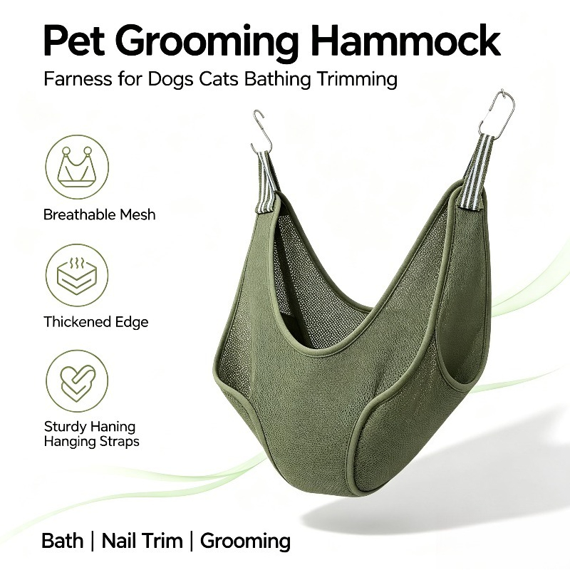 Pet Grooming Hammock Sling Restraint - Подвесной гамак для груминга животных, многофункциональный