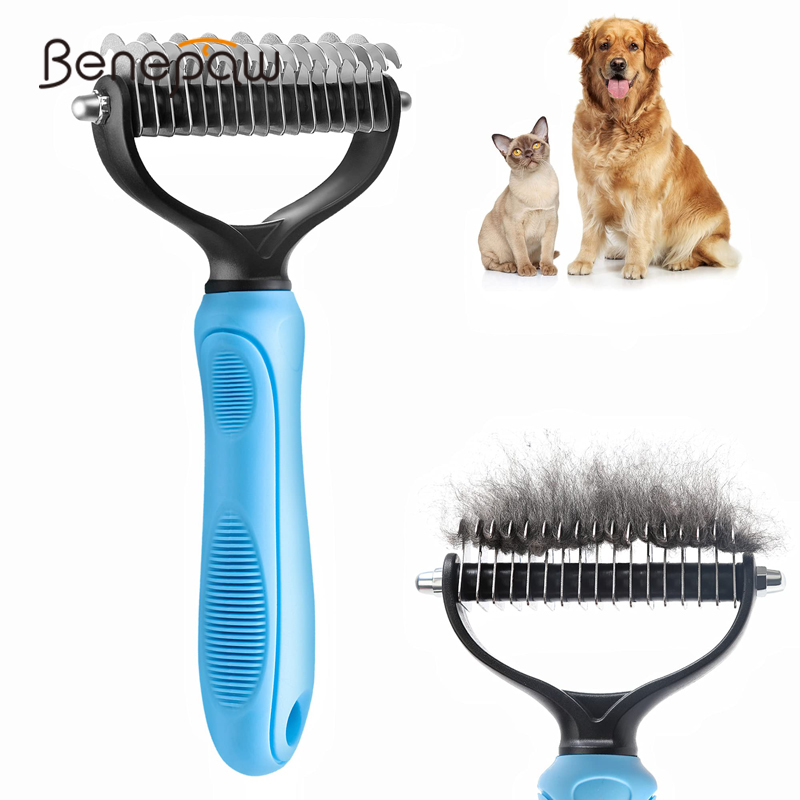 Undercoat Rake Dematting Tool Dog Shedding - Профессиональный инструмент для ухода за собачьими