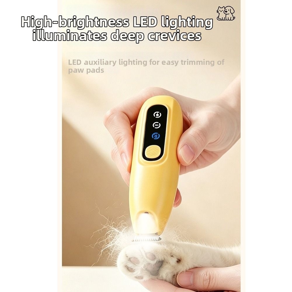 Cordless Dog Clippers Low Noise Grooming - Удобный беспроводной триммер для лап с
