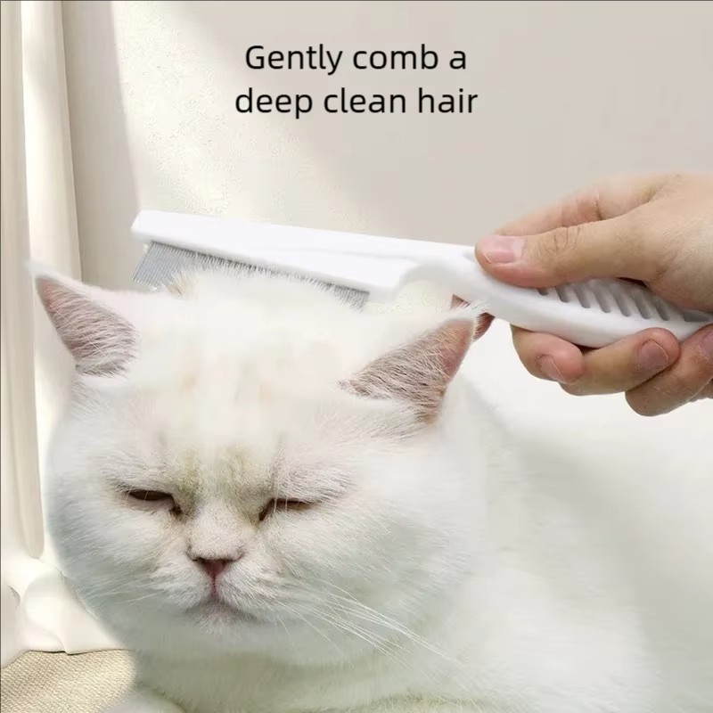 Flea Comb Fine Tooth Pet Tear Stain - 1 шт. Расческа для удаления пятен