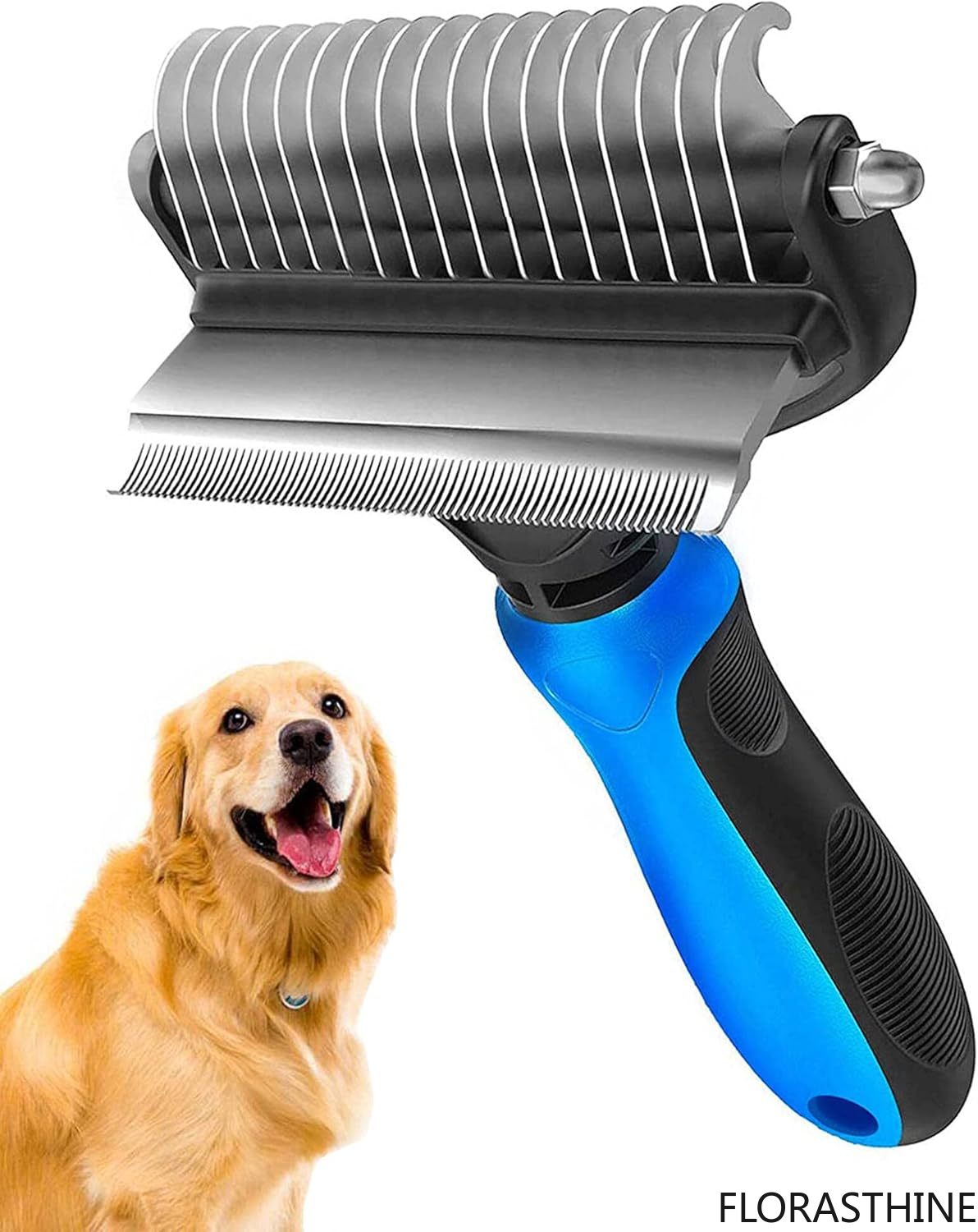 Undercoat Rake Dematting Tool Dog Shedding - Щетка для ухода за шерстью животных,