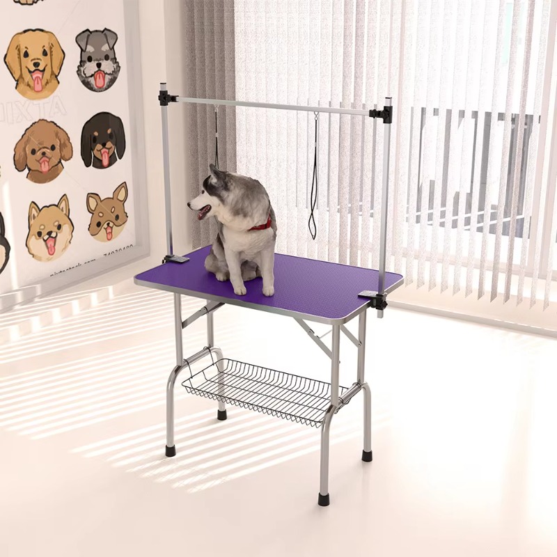 Folding Pet Grooming Table Arm Clamp - 36-дюймовый складной стол для ухода за