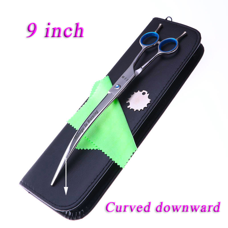 Professional Pet Grooming Scissors Curved - Ножницы для домашних животных, 9-дюймовые изогнутые