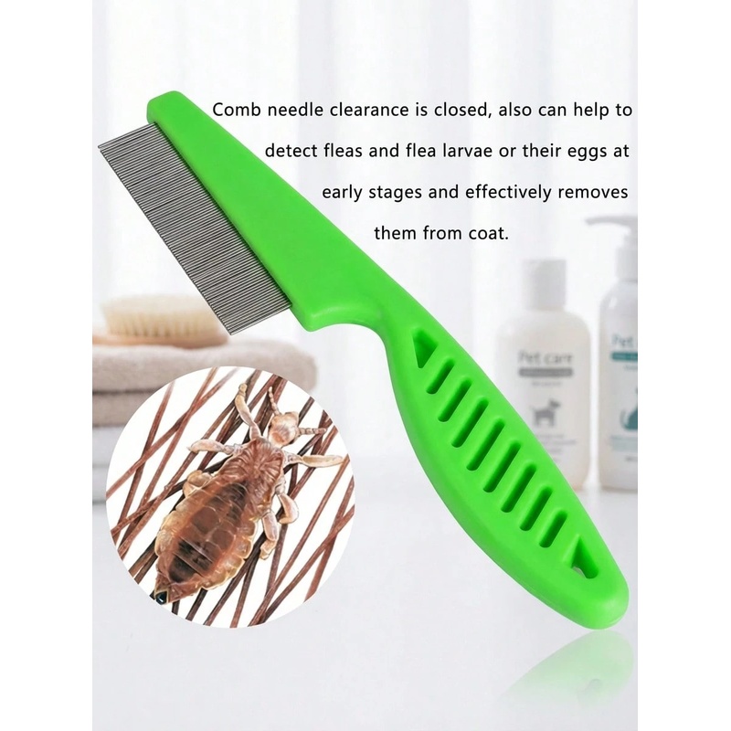 Расческа для удаления слезных  – обзор и цена Flea Comb Fine Tooth Pet Tear Stain