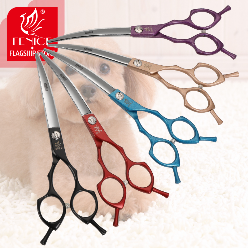 Fenice Профессиональные симмет – обзор и цена Professional Pet Grooming Scissors Curved