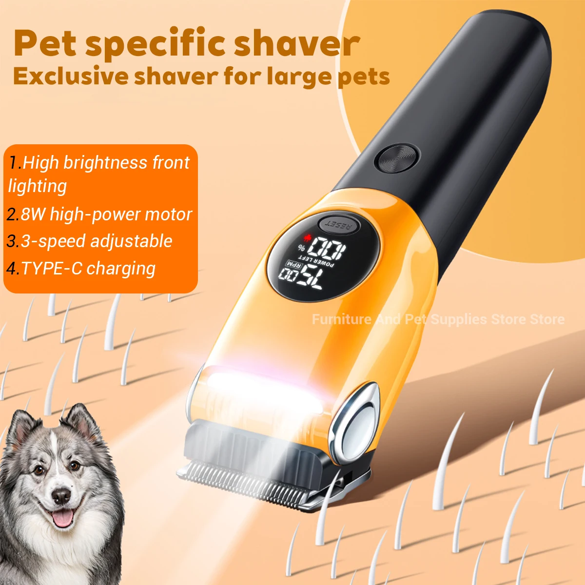 Электрическая машинка для стри – обзор и цена Cordless Dog Clippers Low Noise Grooming