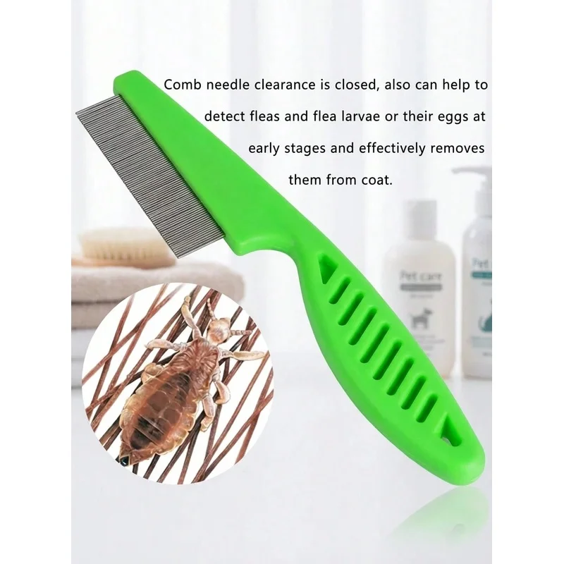 Гребень для удаления пятен от  – обзор и цена Flea Comb Fine Tooth Pet Tear Stain