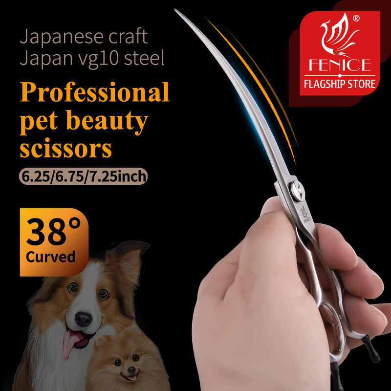 Fenice профессиональный уход з – обзор и цена Professional Pet Grooming Scissors Curved