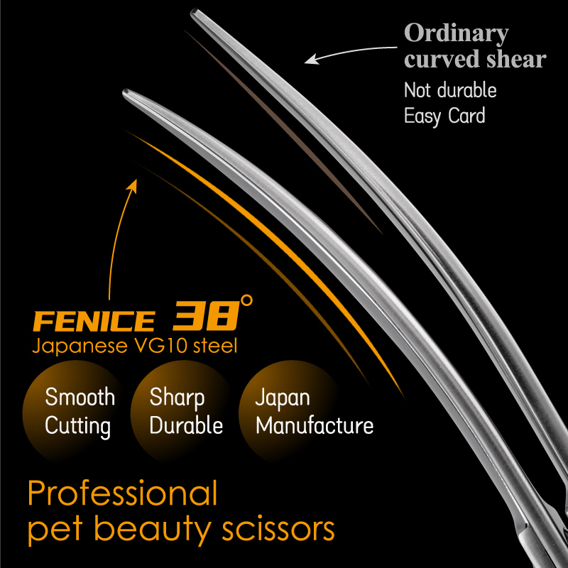 Fenice профессиональный уход з – обзор и цена Professional Pet Grooming Scissors Curved