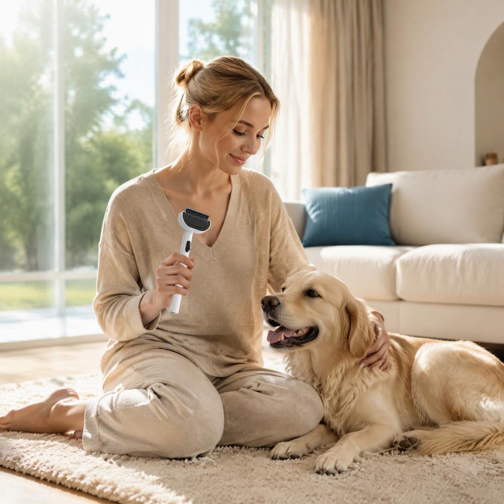 Самоочищающаяся щетка-расческа – обзор и цена Slicker Brush Self Cleaning Pet Grooming