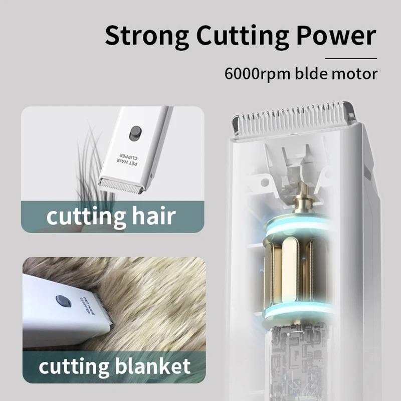 Профессиональный беспроводной  – обзор и цена Cordless Dog Clippers Low Noise Grooming