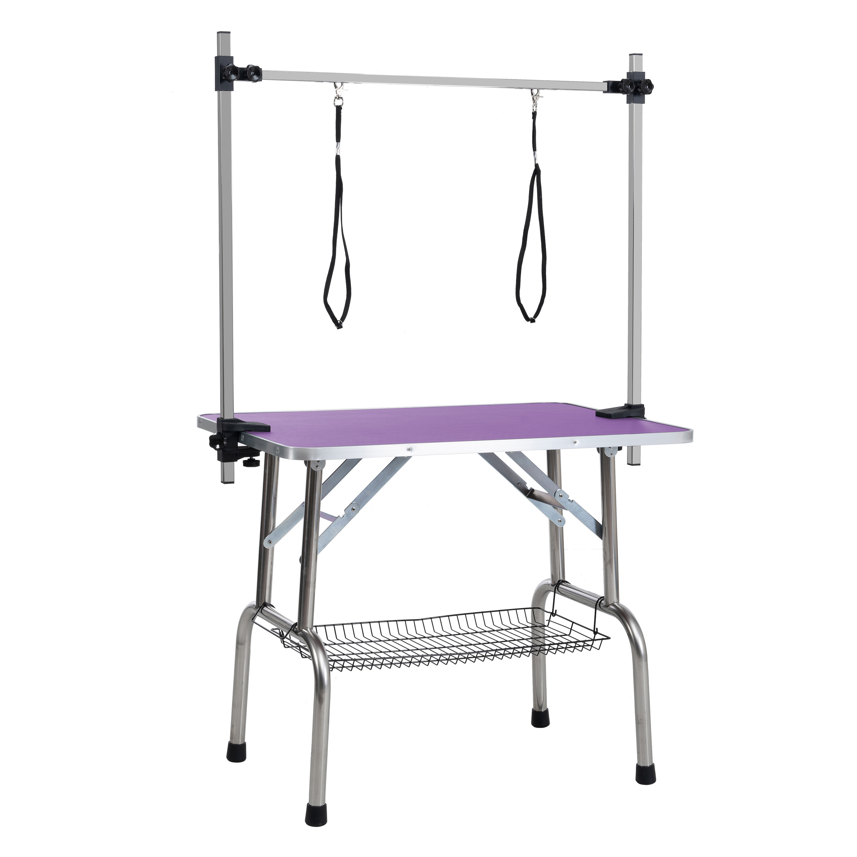 Стол для груминга собак 46 дюй – обзор и цена Folding Pet Grooming Table Arm Clamp