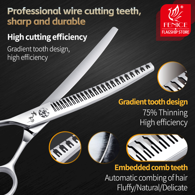 Fenice Professional, 7 дюймов, – обзор и цена Professional Pet Grooming Scissors Curved