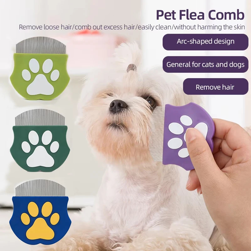 Расческа от блох для кошек и с – обзор и цена Flea Comb Fine Tooth Pet Tear Stain