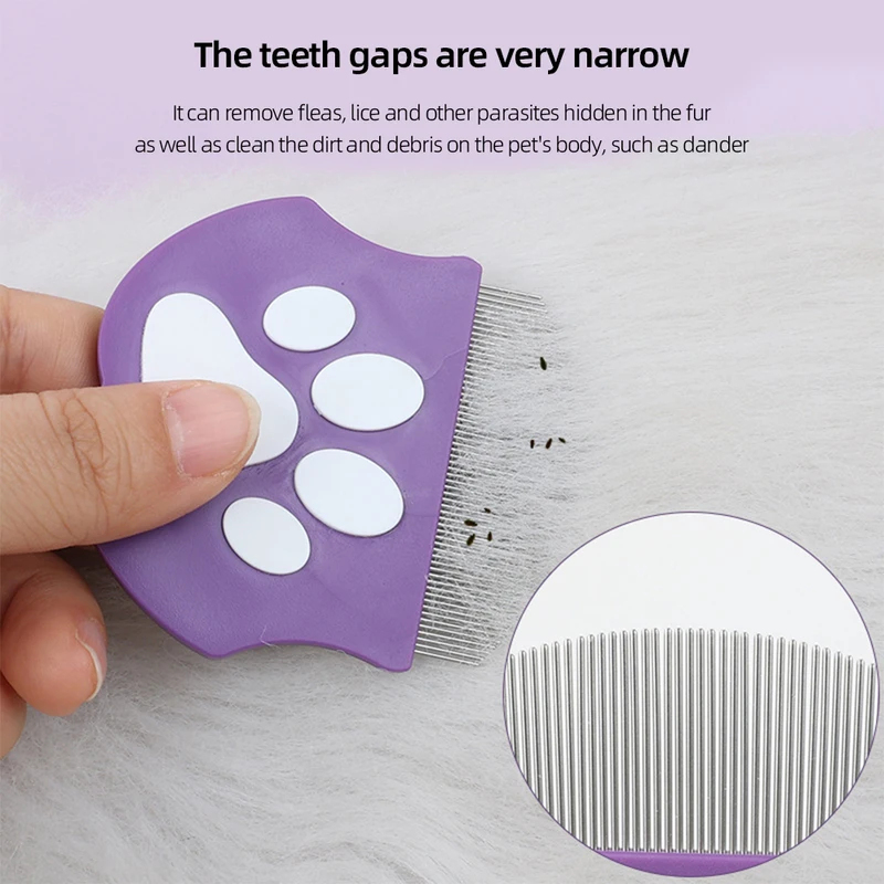 Расческа от блох для кошек и с – обзор и цена Flea Comb Fine Tooth Pet Tear Stain