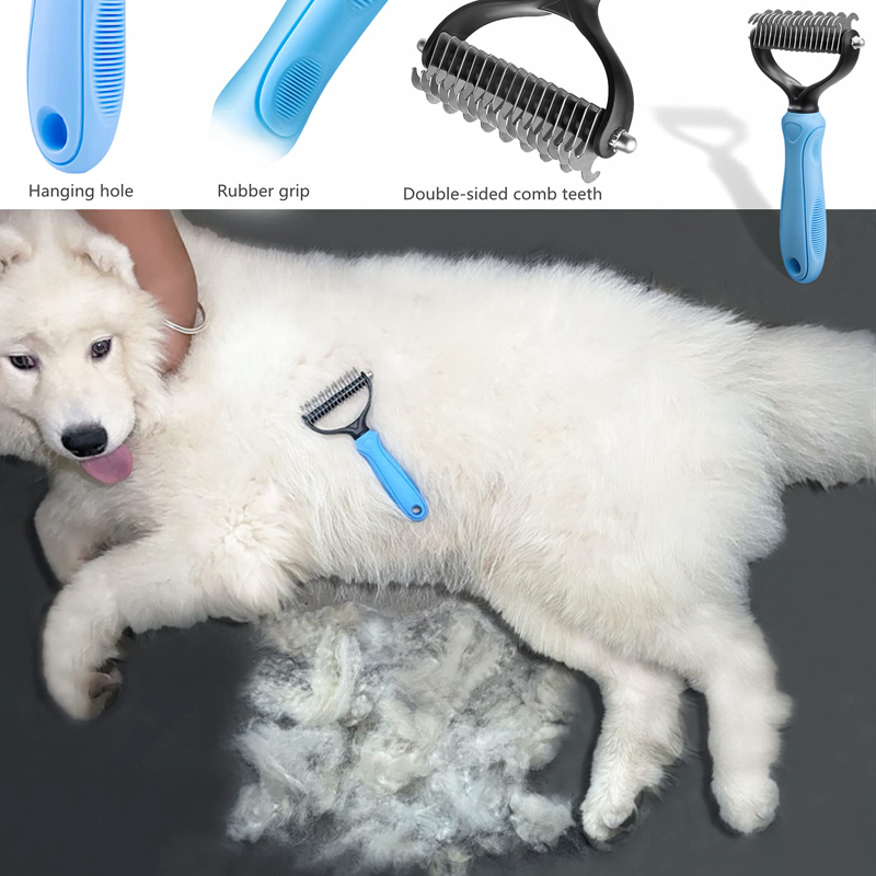 Профессиональный инструмент дл – обзор и цена Undercoat Rake Dematting Tool Dog Shedding