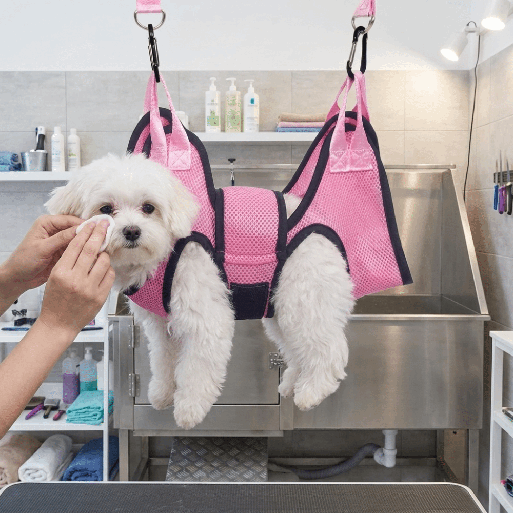 Регулируемая сетчатая подвесна – обзор и цена Pet Grooming Hammock Sling Restraint