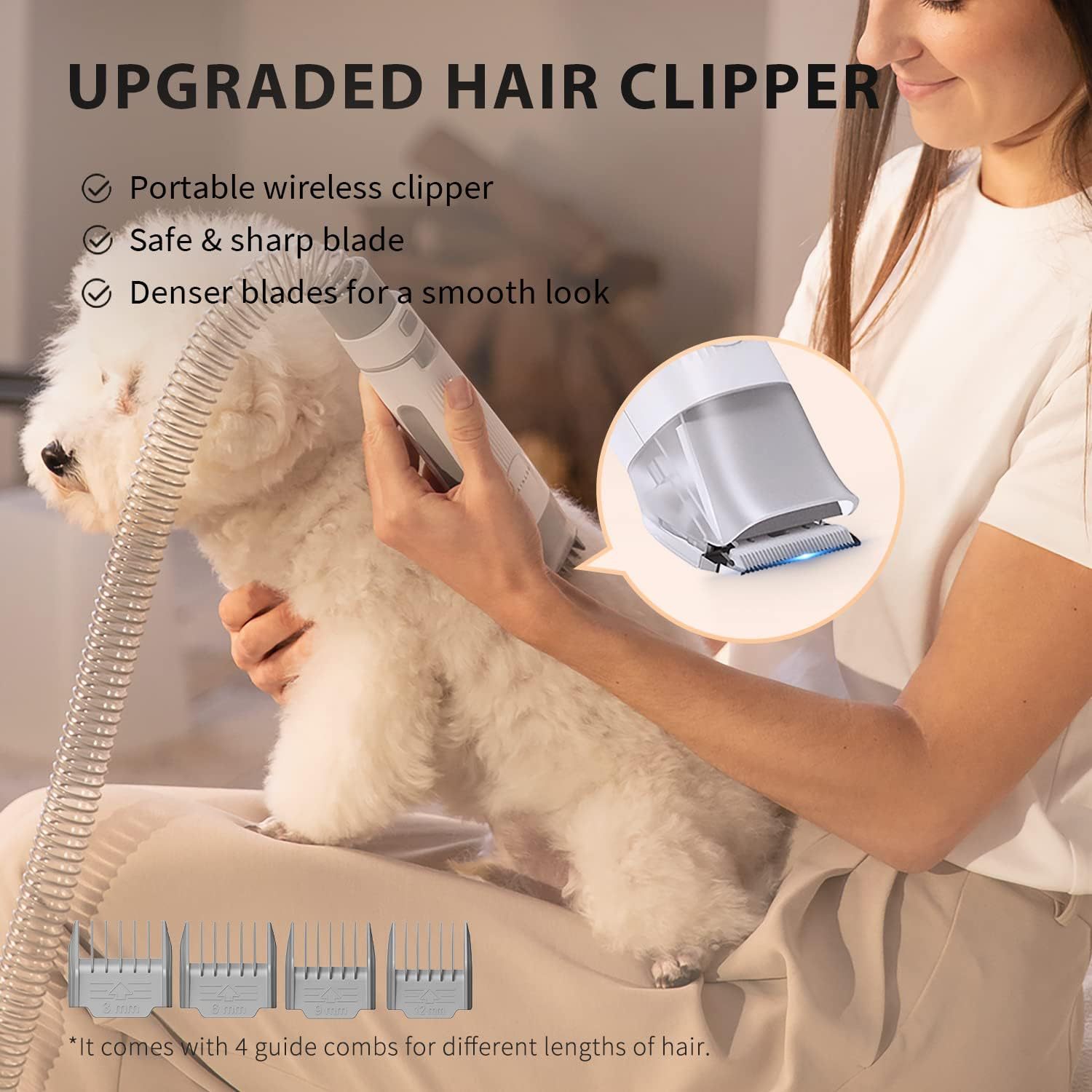 PETKIT Airclipper Вакуумный ко – обзор и цена Pet Grooming Vacuum Suction Kit 5 In 1
