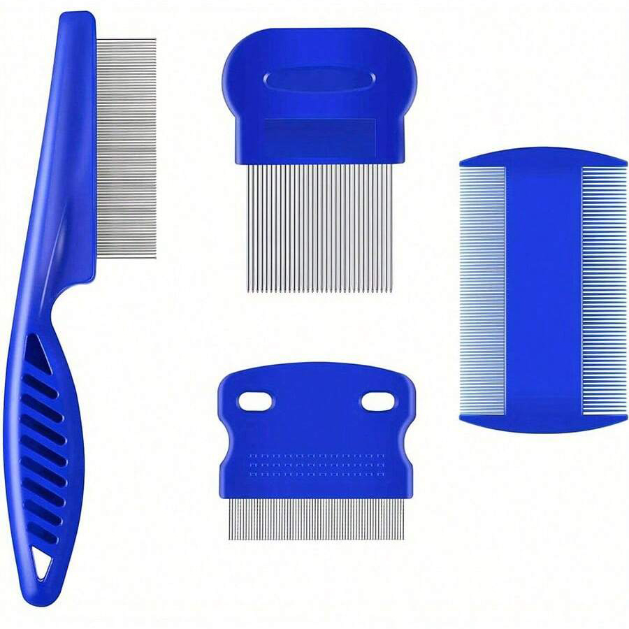 Набор из 4/6 предметов: расчес – обзор и цена Flea Comb Fine Tooth Pet Tear Stain