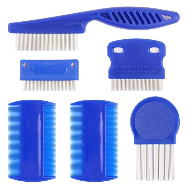 Набор из 4/6 предметов: расчес – обзор и цена Flea Comb Fine Tooth Pet Tear Stain