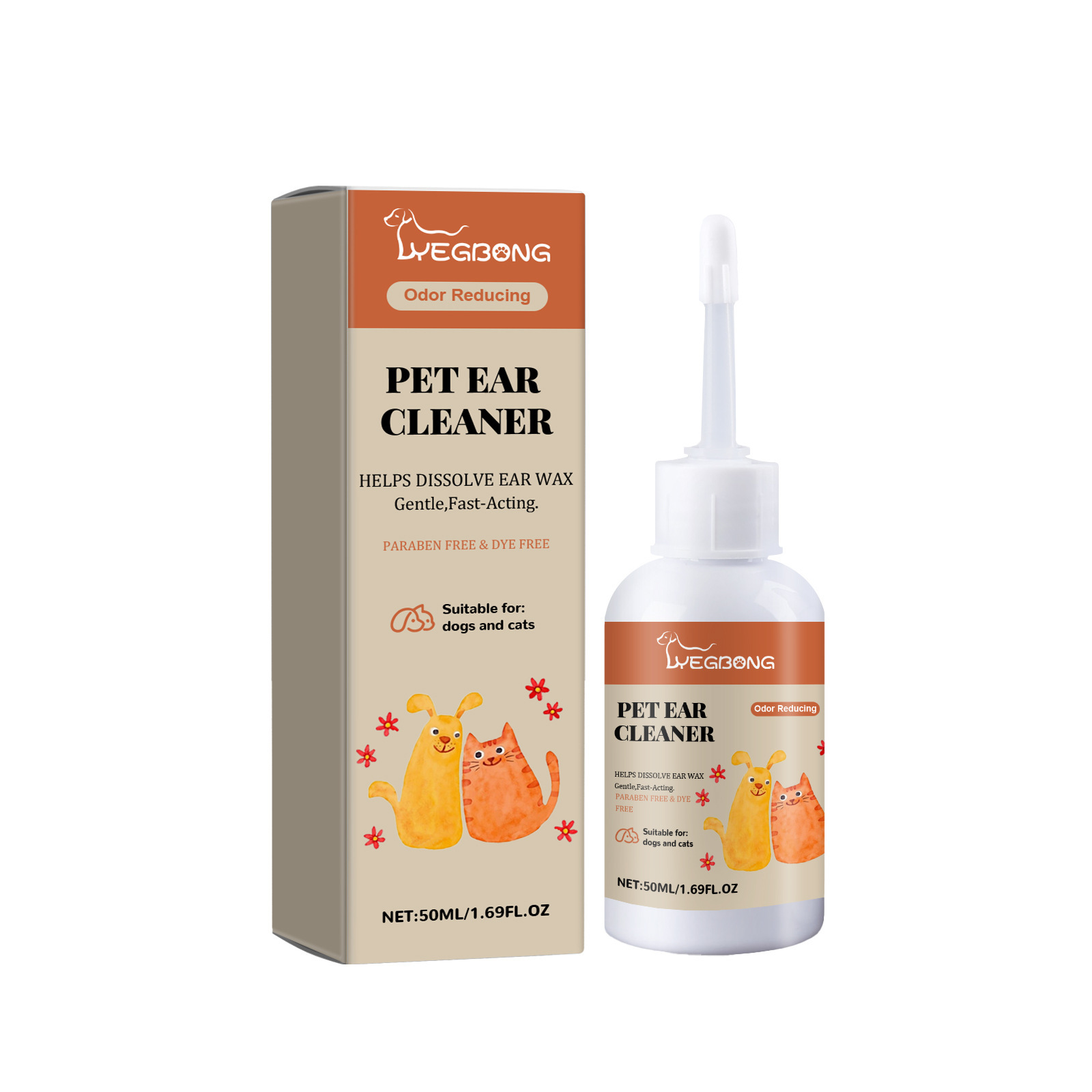 Очиститель для ушей собак, сре – обзор и цена Dog Ear Cleaner Solution Drops Wash