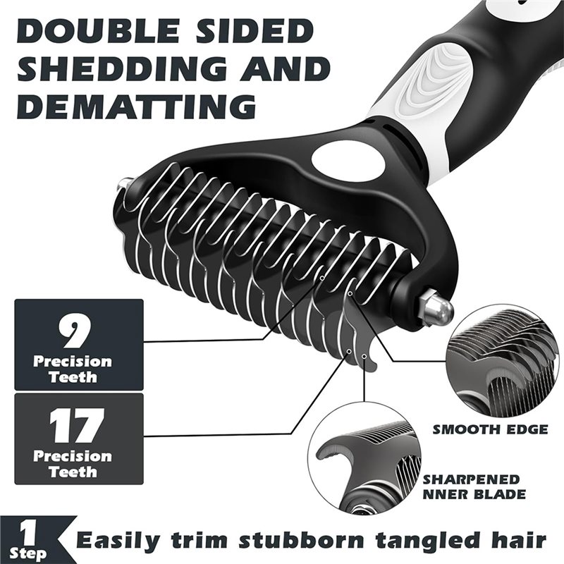НОВИНКА! В наличии! Набор для  – обзор и цена Slicker Brush Self Cleaning Pet Grooming