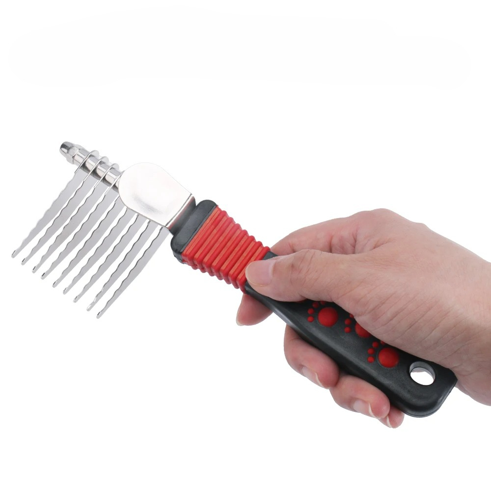 Щетка для удаления подшерстка  – обзор и цена Undercoat Rake Dematting Tool Dog Shedding
