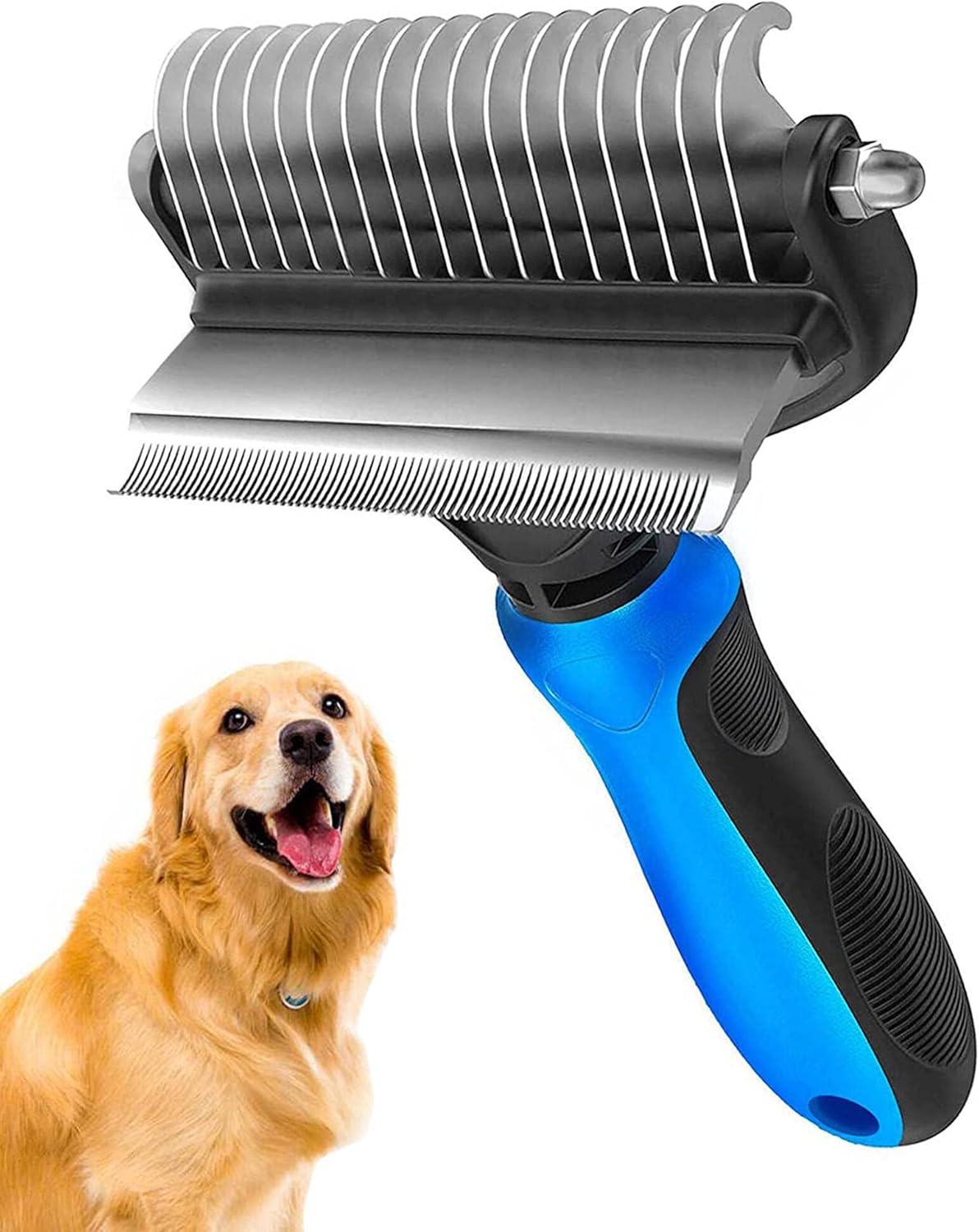 Щетка для ухода за шерстью дом – обзор и цена Undercoat Rake Dematting Tool Dog Shedding