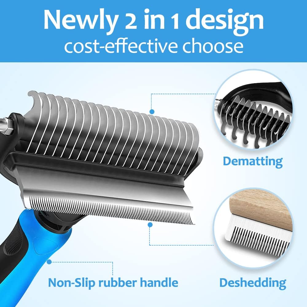 Щетка для ухода за шерстью дом – обзор и цена Undercoat Rake Dematting Tool Dog Shedding
