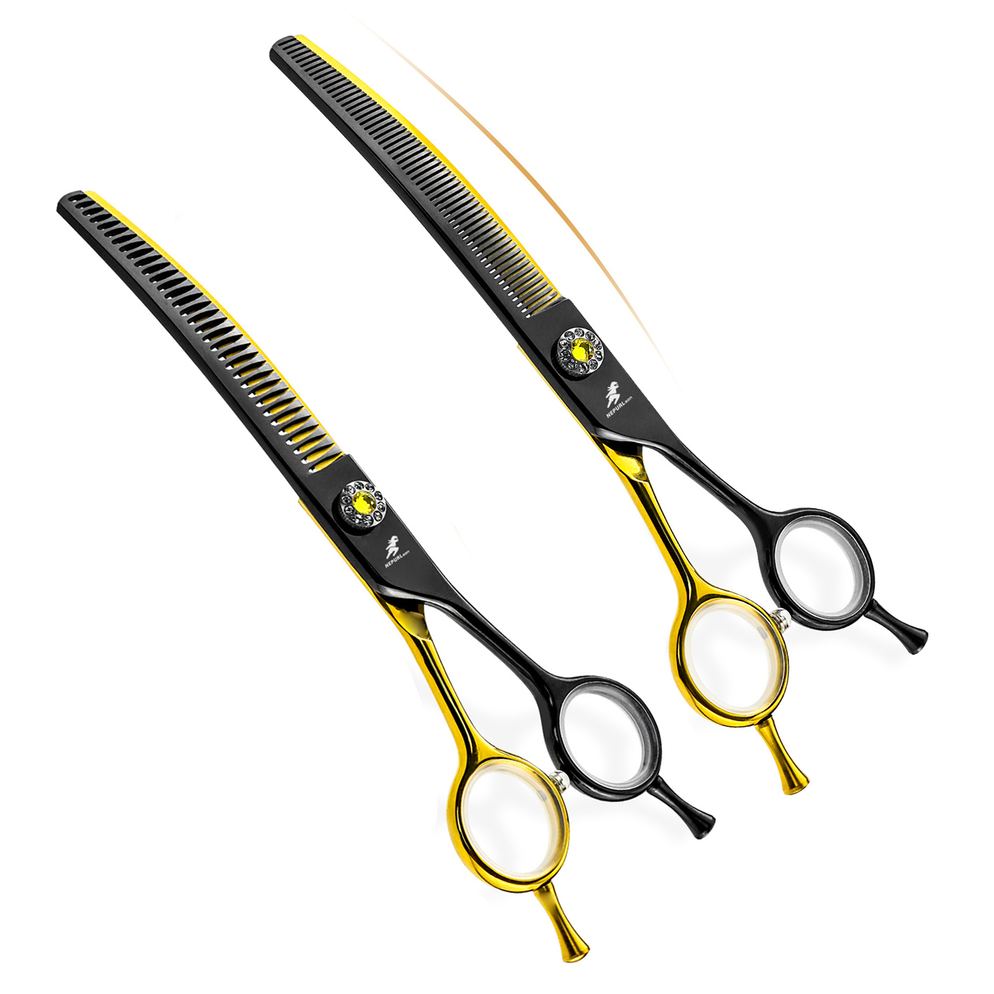 Ножницы для ухода за собаками, – обзор и цена Professional Pet Grooming Scissors Curved