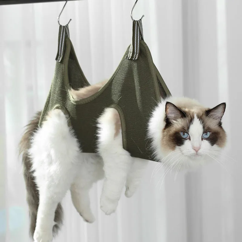 Гамак для груминга кошек, сумк – обзор и цена Pet Grooming Hammock Sling Restraint