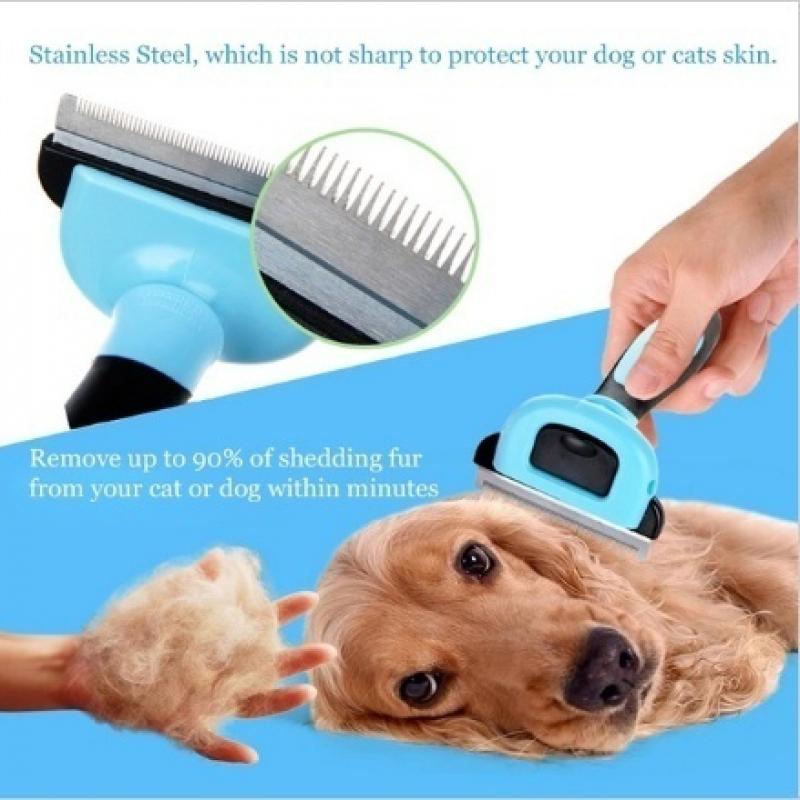 Щетка для ухода за шерстью жив – обзор и цена Undercoat Rake Dematting Tool Dog Shedding