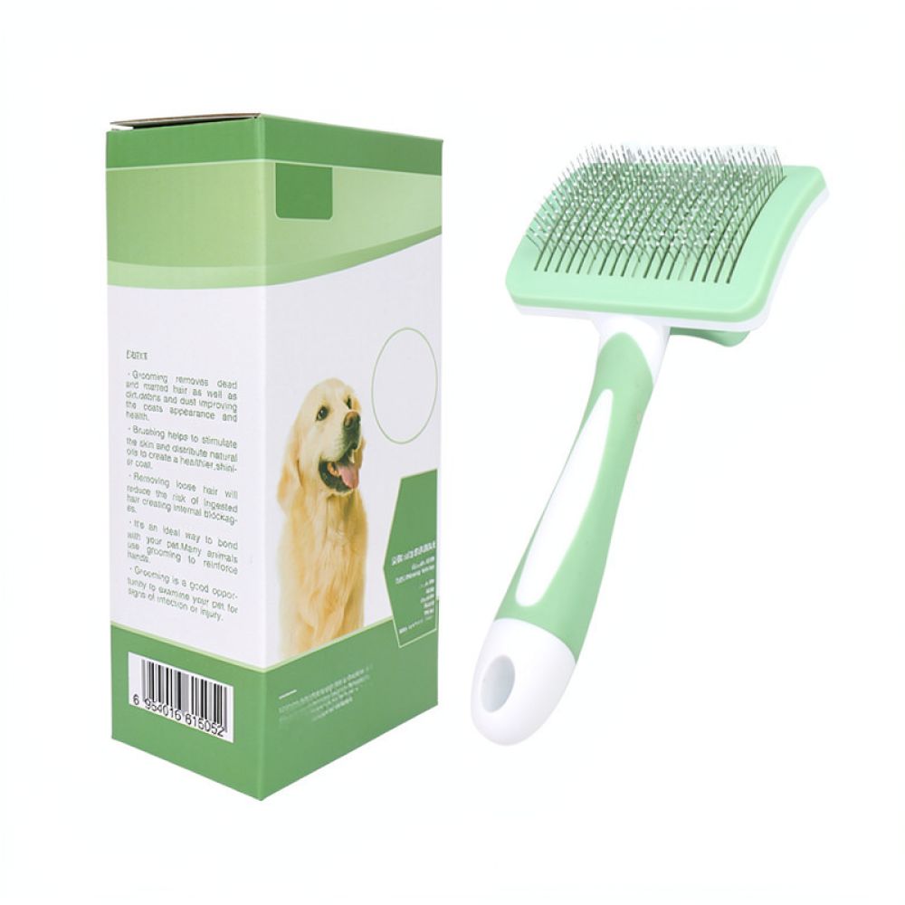 Щетка-расческа для ухода за ше – обзор и цена Slicker Brush Self Cleaning Pet Grooming