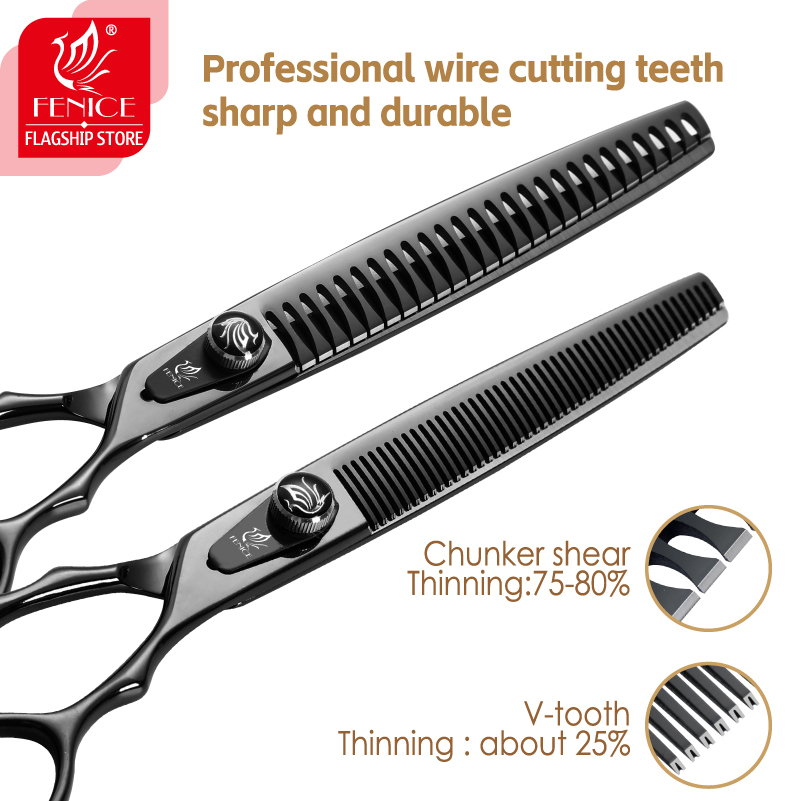 Fenice JP440C стальные професс – обзор и цена Professional Pet Grooming Scissors Curved
