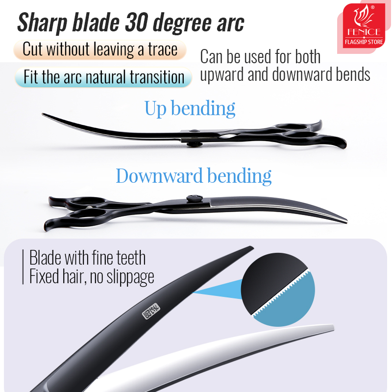 Профессиональные изогнутые нож – обзор и цена Professional Pet Grooming Scissors Curved
