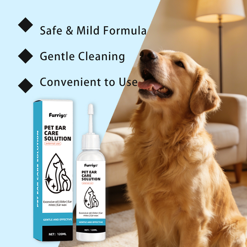 Раствор для чистки ушей кошек  – обзор и цена Dog Ear Cleaner Solution Drops Wash