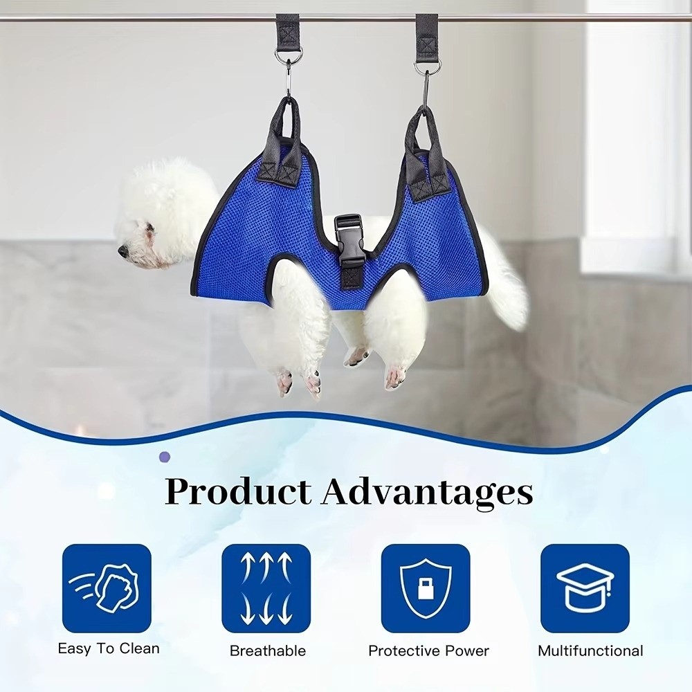 Большой гамак для груминга жив – обзор и цена Pet Grooming Hammock Sling Restraint