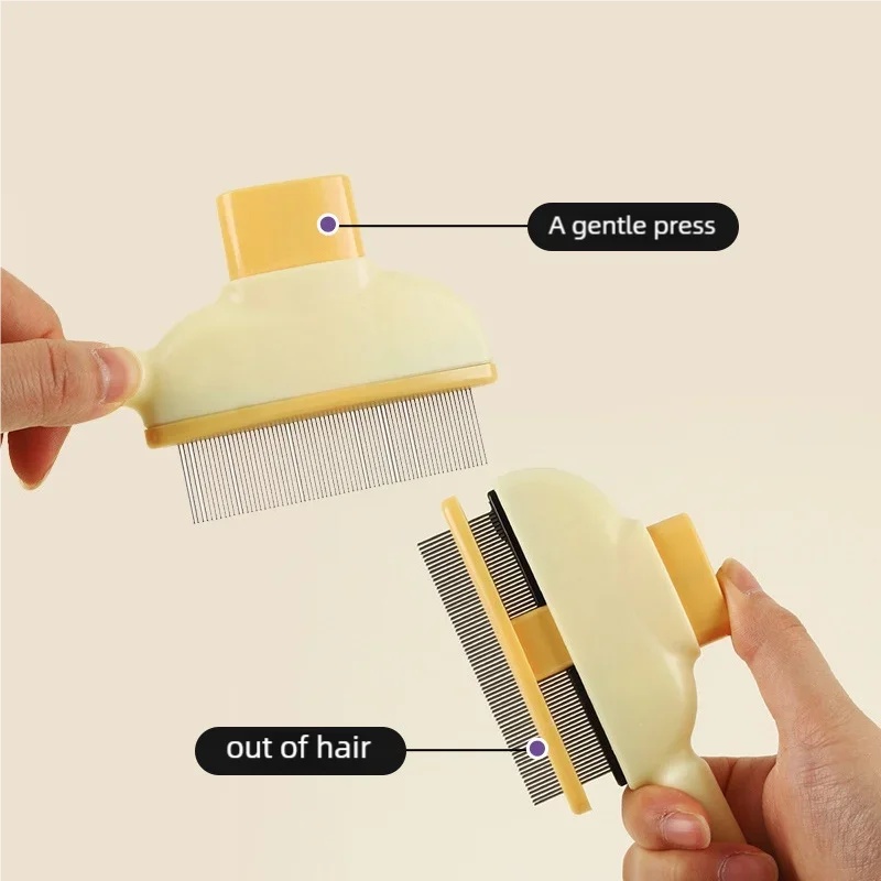 Щетка для самоочистки с одной  – обзор и цена Slicker Brush Self Cleaning Pet Grooming
