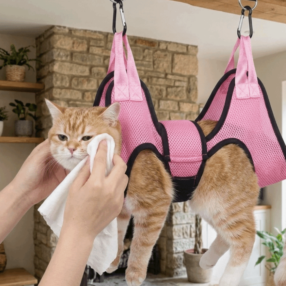 Регулируемый гамак для груминг – обзор и цена Pet Grooming Hammock Sling Restraint