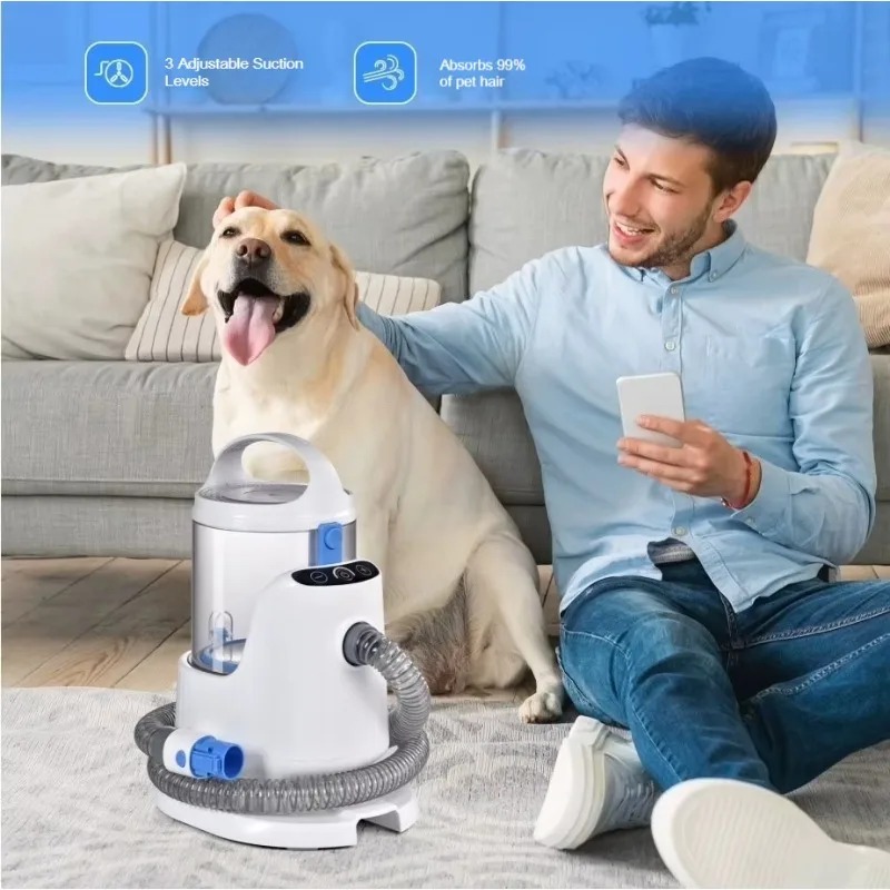 Профессиональный набор для гру – обзор и цена Pet Grooming Vacuum Suction Kit 5 In 1