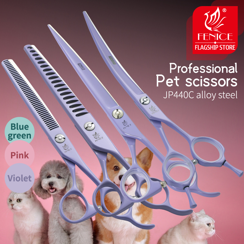 Fenice Professional 6,5/7 дюйм – обзор и цена Professional Pet Grooming Scissors Curved