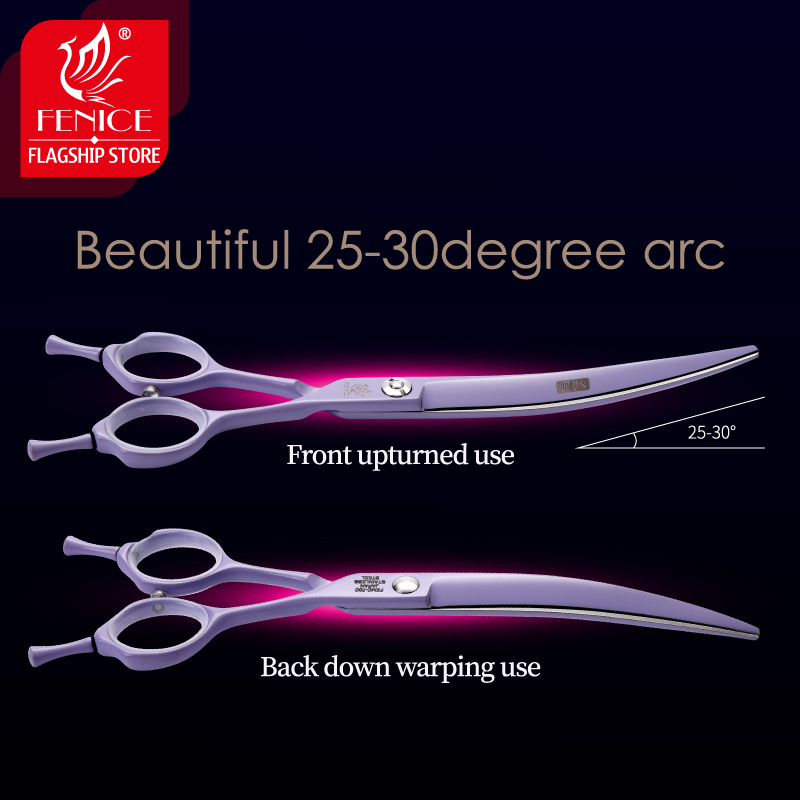 Fenice Professional 6,5/7 дюйм – обзор и цена Professional Pet Grooming Scissors Curved