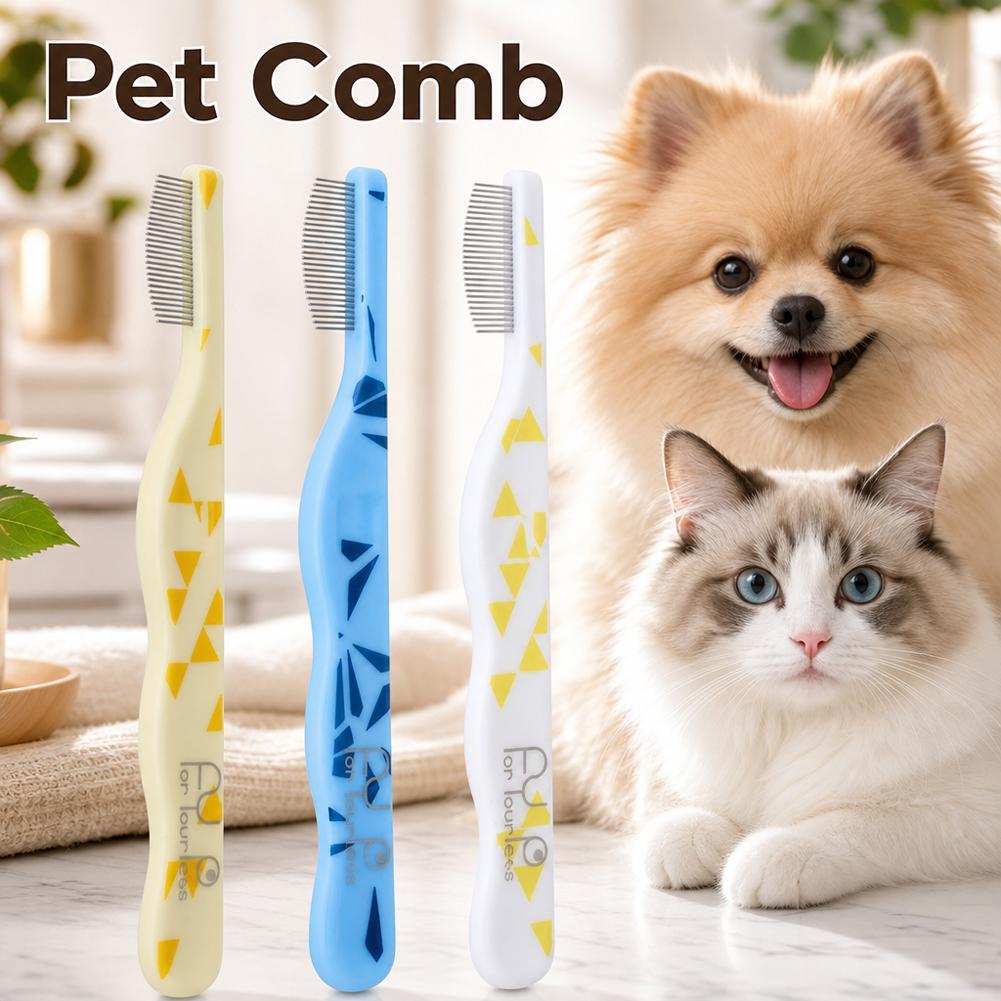 Мини-гребень для ухода за морд – обзор и цена Flea Comb Fine Tooth Pet Tear Stain