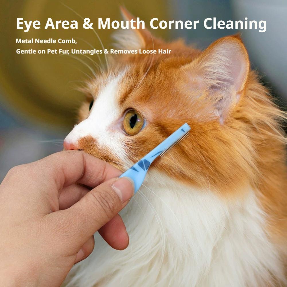 Мини-гребень для ухода за морд – обзор и цена Flea Comb Fine Tooth Pet Tear Stain
