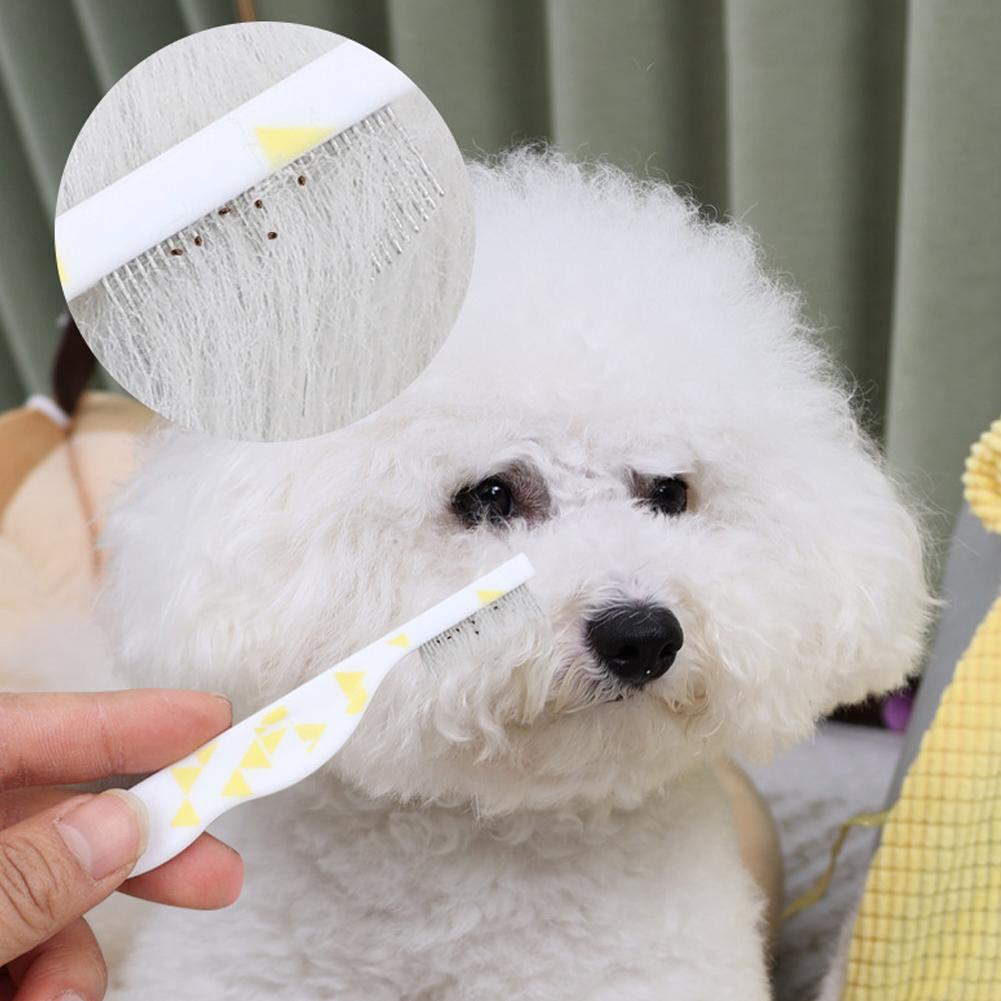 Мини-гребень для ухода за морд – обзор и цена Flea Comb Fine Tooth Pet Tear Stain