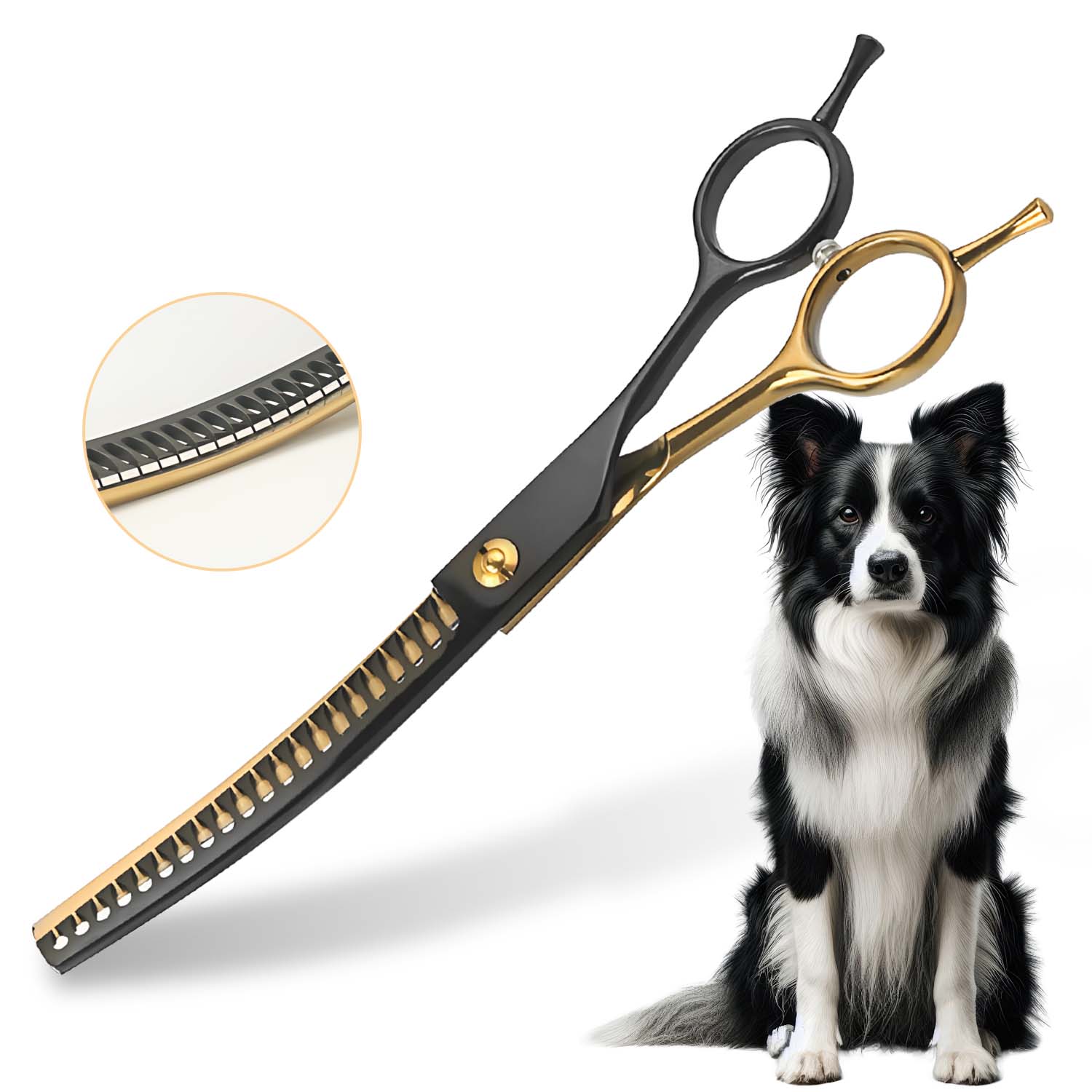 Профессиональные 7-дюймовые из – обзор и цена Professional Pet Grooming Scissors Curved