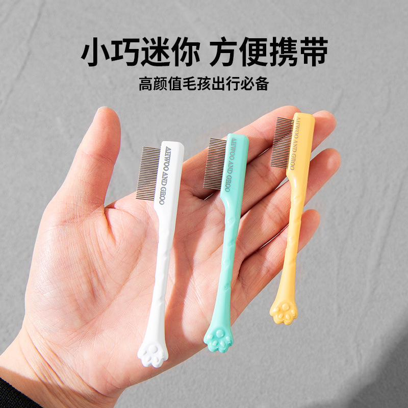Расческа для удаления слезных  – обзор и цена Flea Comb Fine Tooth Pet Tear Stain