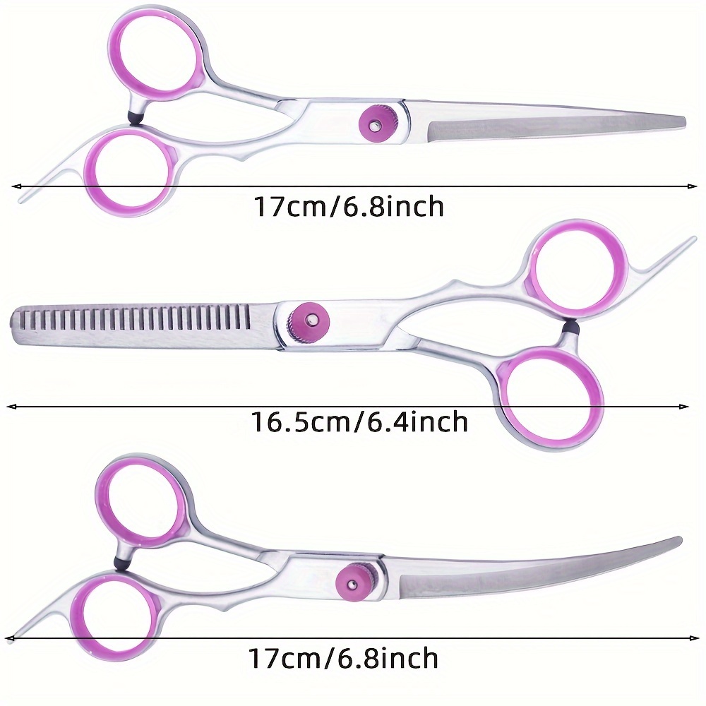Набор профессиональных ножниц  – обзор и цена Professional Pet Grooming Scissors Curved